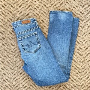 Adriano Goldschmied AG - Mari Mid-Rise Slim Striaght Denim Jeans - Blue - 25